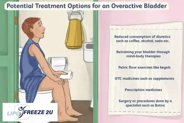 image of woman on toilet because of an overactive bladder Windsor