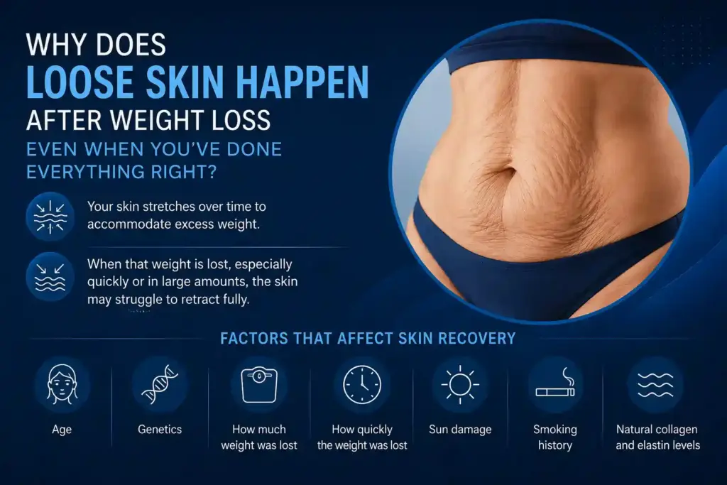 Why Does Loose Skin Happen After Weight Loss Even When You’ve Done Everything Right Windsor?