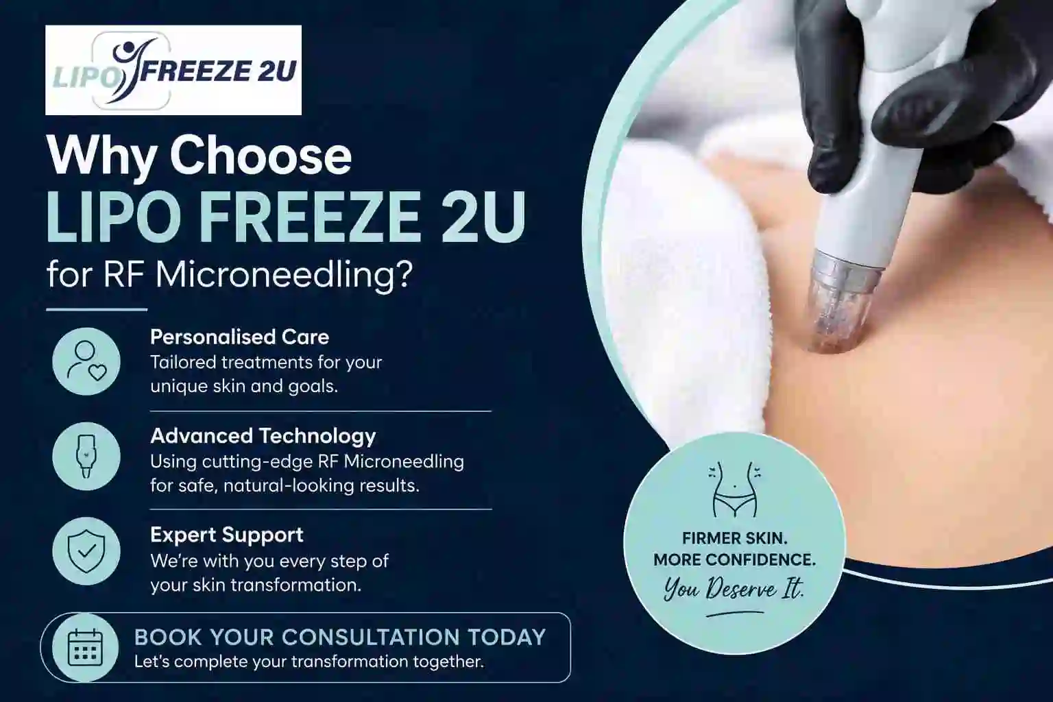 Why Choose LIPO FREEZE 2U for RF Microneedling Windsor?