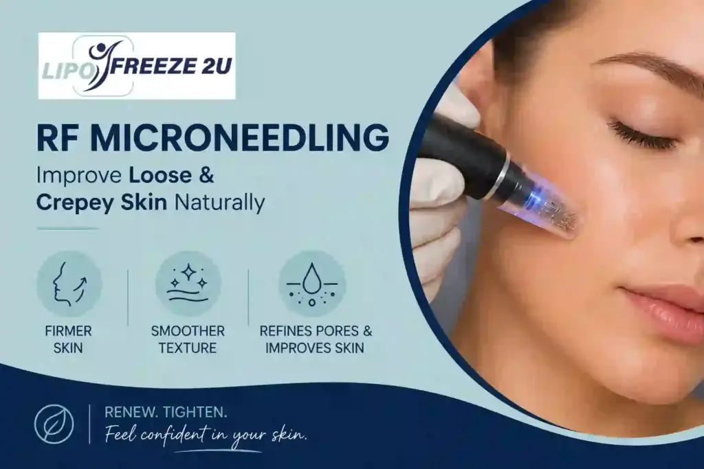 Can RF Microneedling Help Improve Loose and Crepey Skin Windsor?